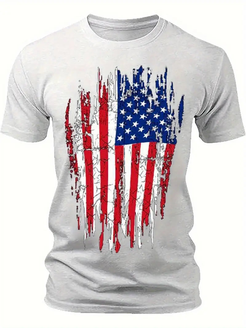 Men's Patriotic American Flag T-Shirt image 0