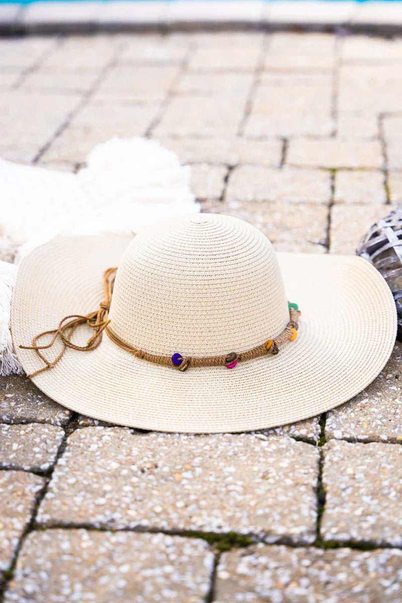 FIJI FUN FLOPPY SUN HAT, NATURAL image 0