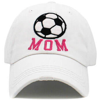 "Soccer Mom" Distressed Hat image 0