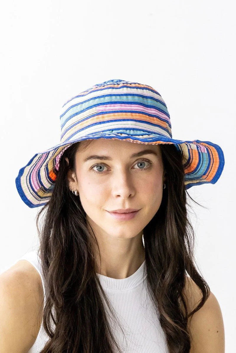 ALONG THE SHORE BUCKET HAT, BLUE image 0