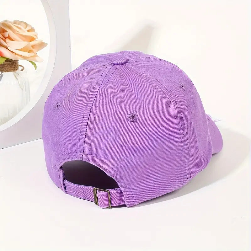 Kids "Purple" Distressed Hat