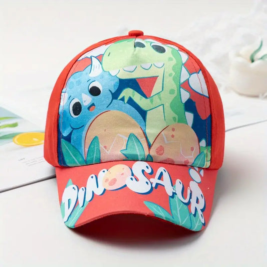 Kids "Red Dinosaur" hat image 0