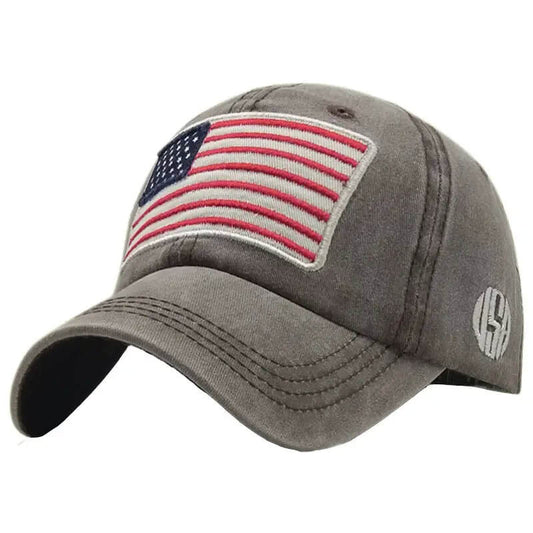 "American Flag" Distressed Hat image 0