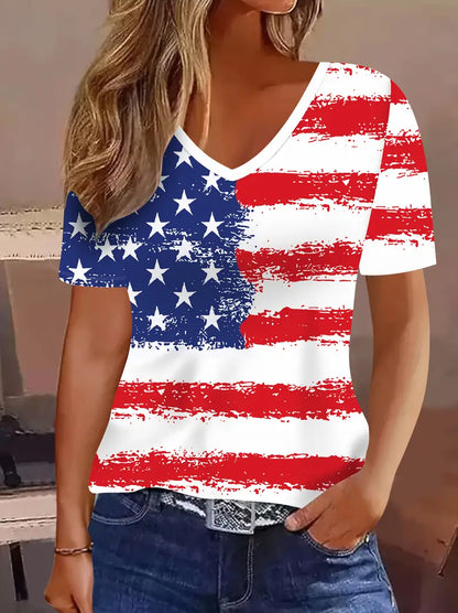 Women's Patriotic American Flag image 0