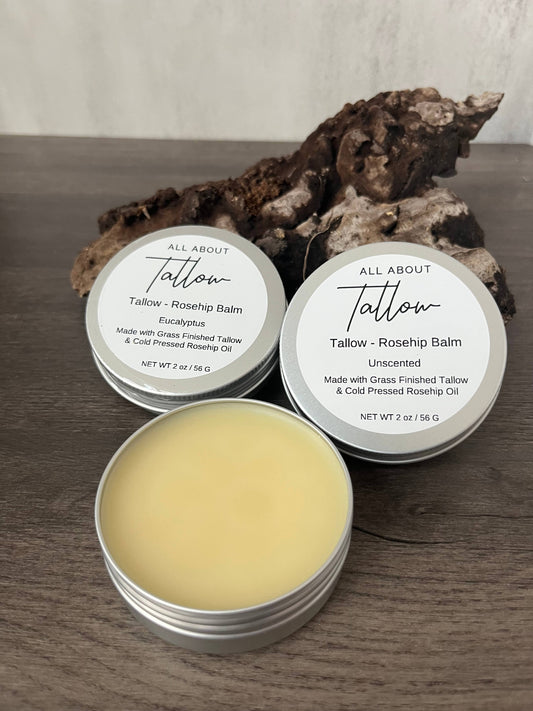 Tallow Rosehip Balm