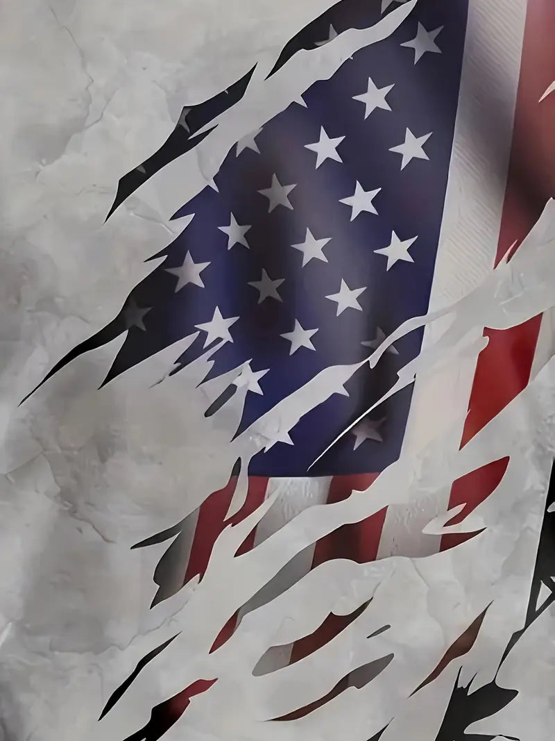 Men's American Flag Casual Men's T-Shirt image 1