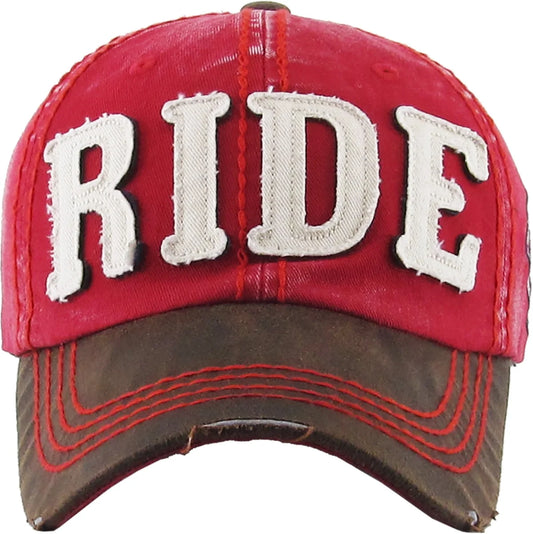 "RIDE" Baseball Cap image 0