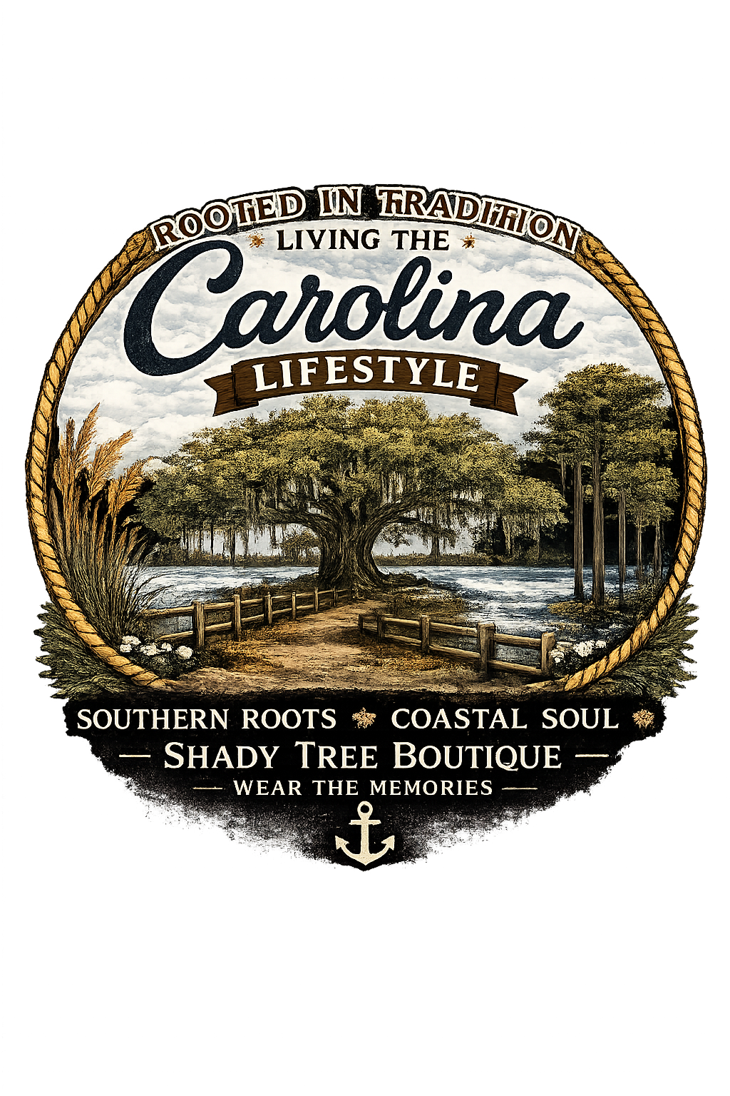 Carolina Lifestyle Roots tote design