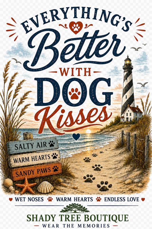 Everything's Better With Dog Kisses tote design