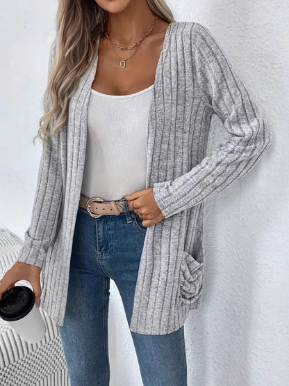 Long Sleeve Cardigan with Pockets