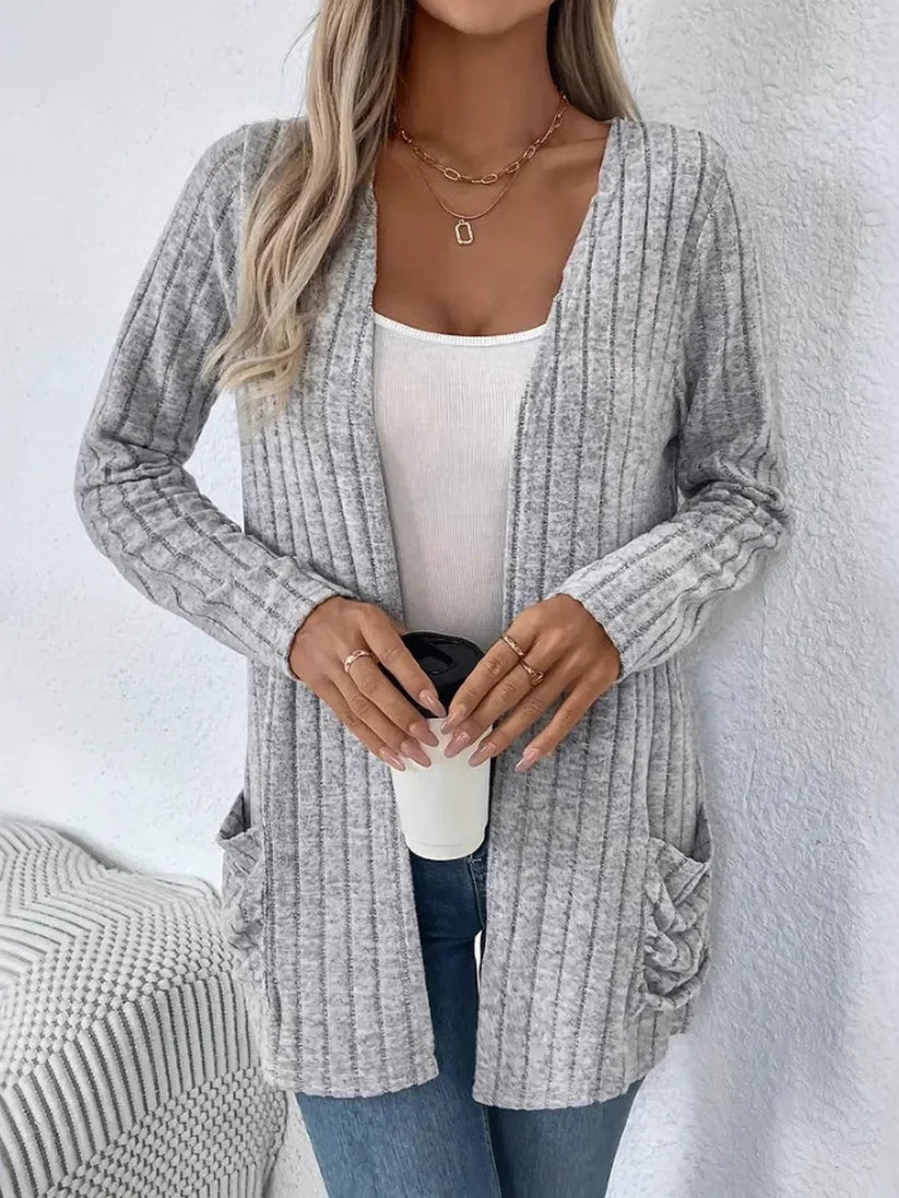 Long Sleeve Cardigan with Pockets
